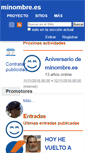 Mobile Screenshot of minombre.es